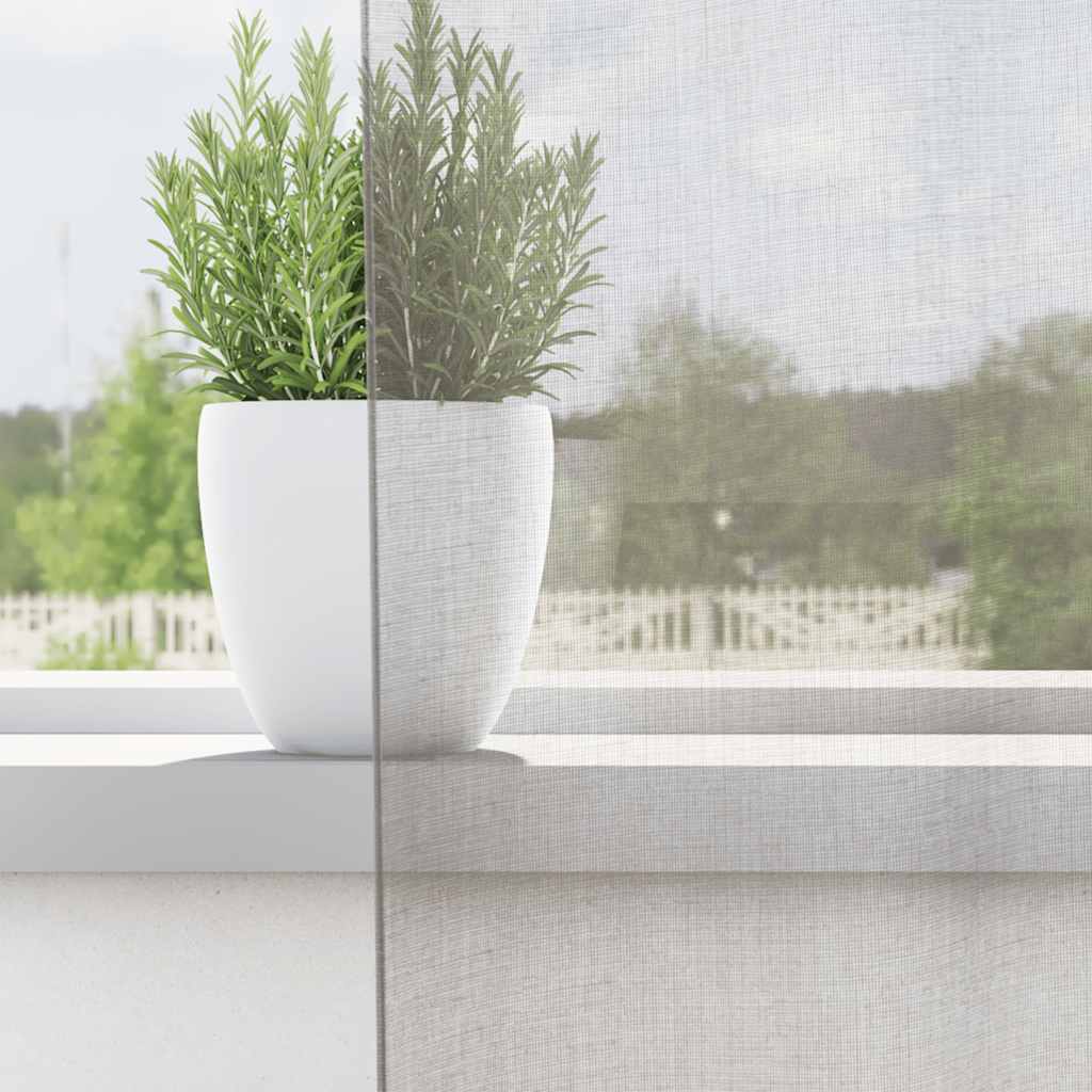 Tende in Voile con Occhielli 2 pz Grigio Chiaro 140x245 cm 4102110