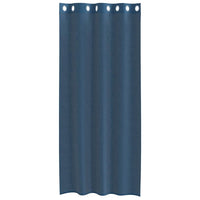 Tende in Voile con Occhielli 2 pz Blu Reale 4102115