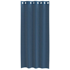 Tende in Voile con Occhielli 2 pz Blu Reale 4102115