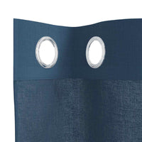 Tende in Voile con Occhielli 2 pz Blu Reale 4102115