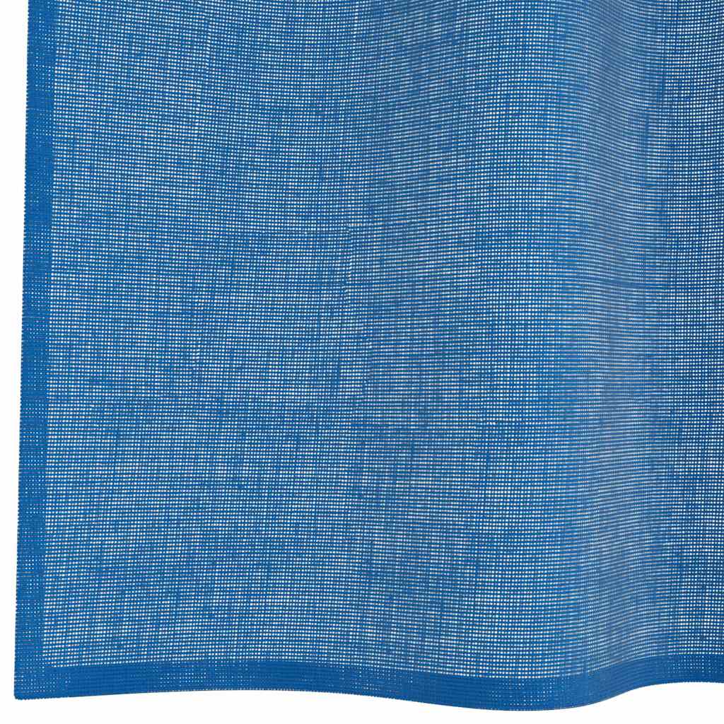 Tende in Voile con Occhielli 2 pz Blu Reale 4102115