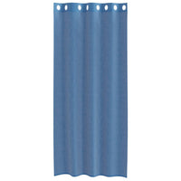 Tende in Voile con Occhielli 2 pz Blu Reale 4102116