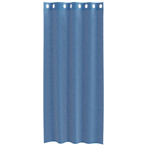 Tende in Voile con Occhielli 2 pz Blu Reale 4102116
