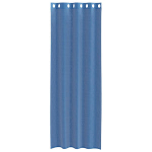 Tende in Voile con Occhielli 2 pz Blu Reale 4102117