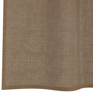Tende in Voile con Occhielli 2 pz Marrone Chiaro 4102127