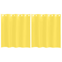 Tende in Voile con Occhielli 2 pz Giallo 4102131