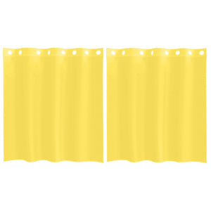 Tende in Voile con Occhielli 2 pz Giallo 4102131
