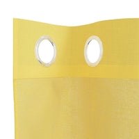 Tende in Voile con Occhielli 2 pz Giallo 4102131