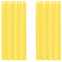 Tende in Voile con Occhielli 2 pz Giallo 4102133