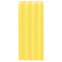 Tende in Voile con Occhielli 2 pz Giallo 4102133