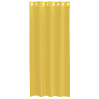 Tende in Voile con Occhielli 2 pz Giallo 4102134