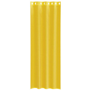 Tende in Voile con Occhielli 2 pz Giallo 4102136