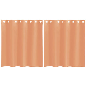Tende in Voile con Occhielli 2 pz Terracotta 4102137