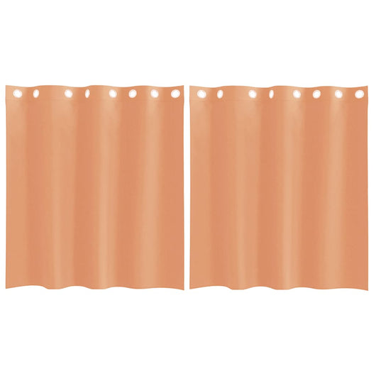 Tende in Voile con Occhielli 2 pz Terracotta 4102137