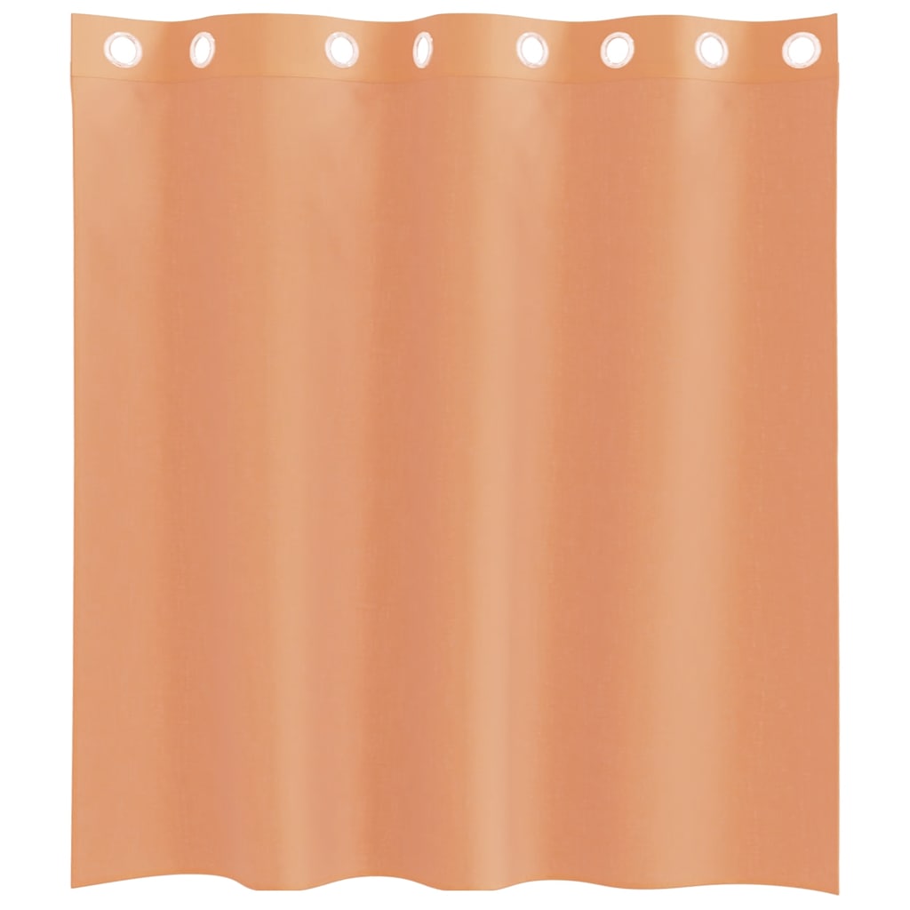 Tende in Voile con Occhielli 2 pz Terracotta 4102137