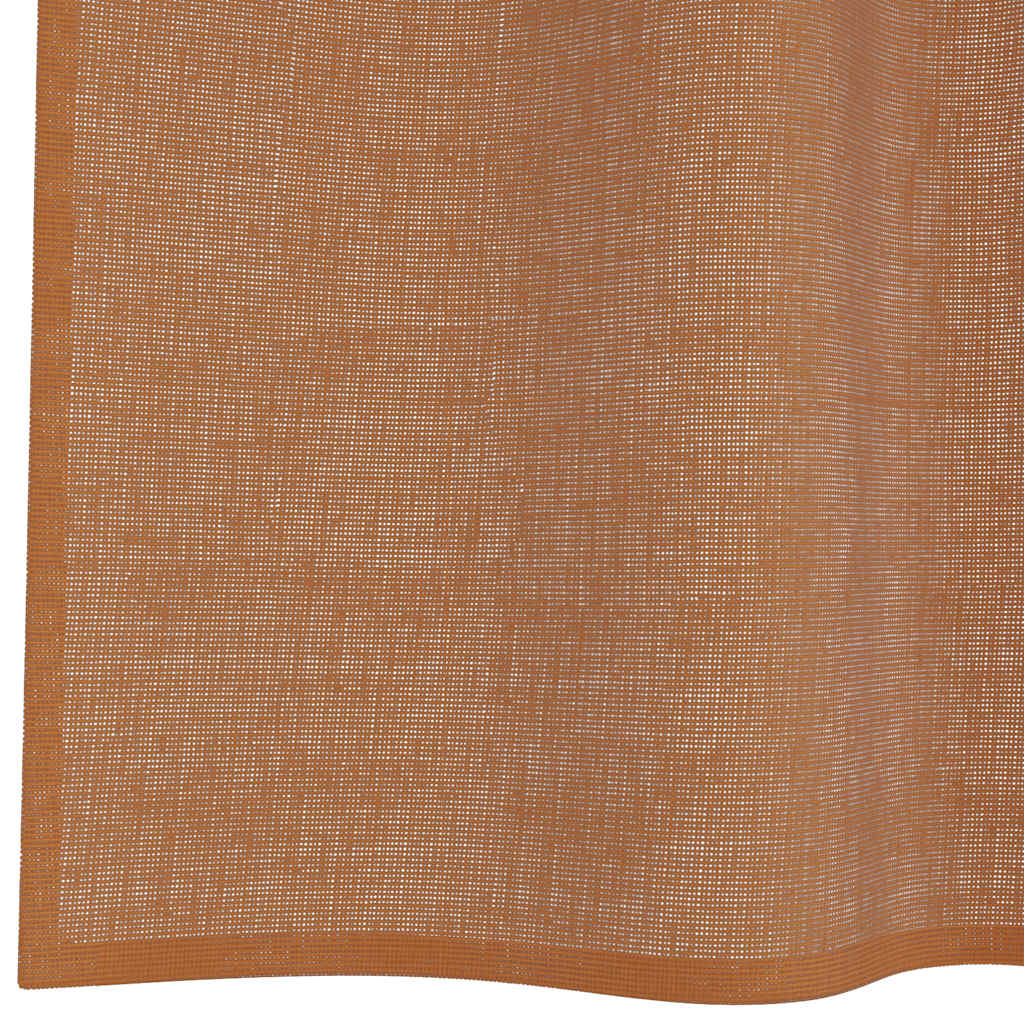 Tende in Voile con Occhielli 2 pz Terracotta 4102137