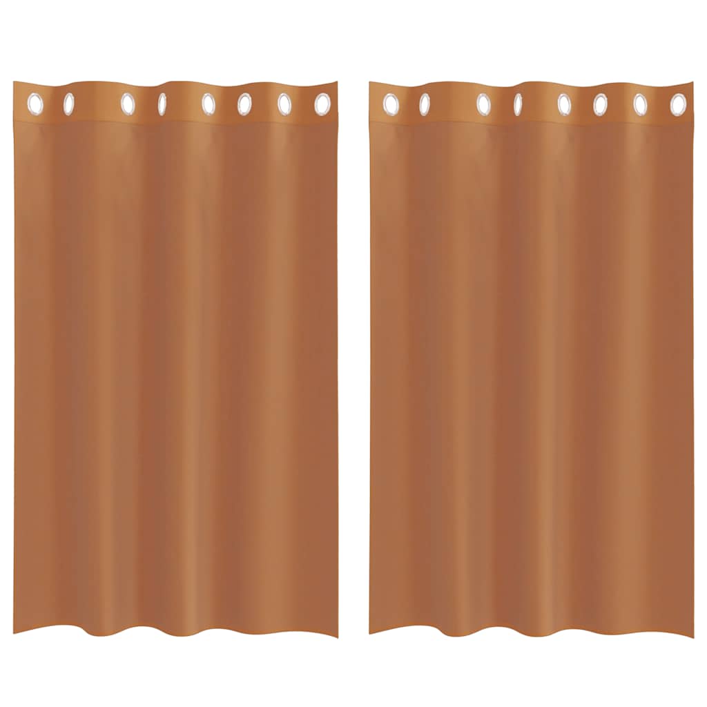 Tende in Voile con Occhielli 2 pz Terracotta 4102138