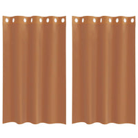 Tende in Voile con Occhielli 2 pz Terracotta 4102138