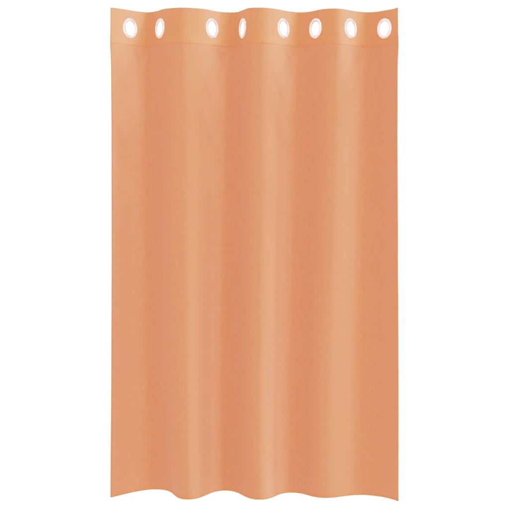 Tende in Voile con Occhielli 2 pz Terracotta 4102138