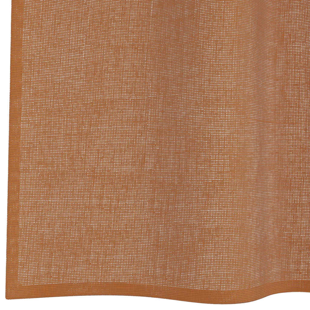 Tende in Voile con Occhielli 2 pz Terracotta 4102138