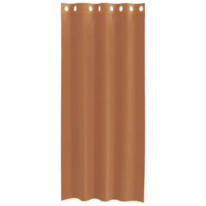 Tende in Voile con Occhielli 2 pz Terracotta 4102140