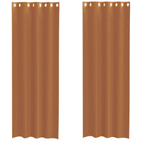 Tende in Voile con Occhielli 2 pz Terracotta 4102141