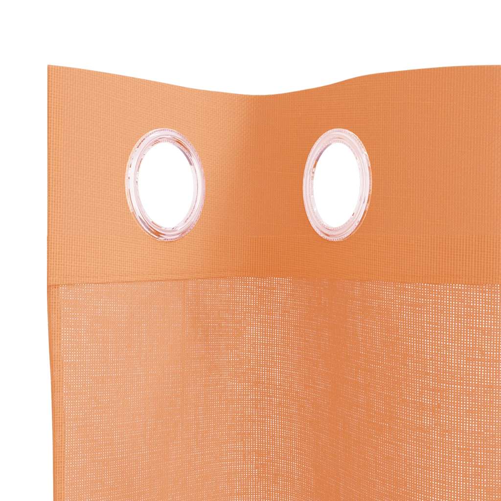 Tende in Voile con Occhielli 2 pz Terracotta 4102141