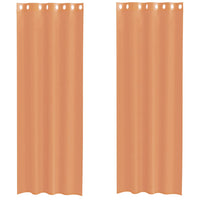 Tende in Voile con Occhielli 2 pz Terracotta 4102142
