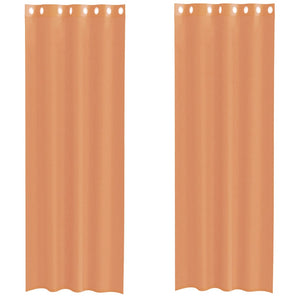 Tende in Voile con Occhielli 2 pz Terracotta 4102142