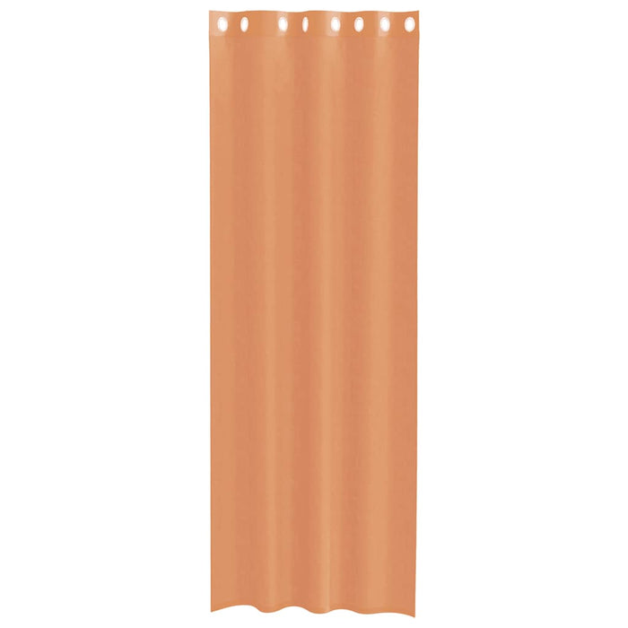 Tende in Voile con Occhielli 2 pz Terracotta 4102142