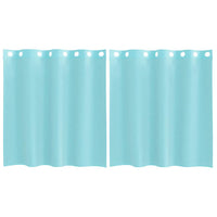 Tende in Voile con Occhielli 2 pz Turchese 4102143