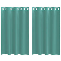 Tende in Voile con Occhielli 2 pz Turchese 4102144