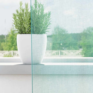 Tende in Voile con Occhielli 2 pz Turchese 4102144