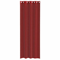Tende in Voile con Occhielli 2 pz Rosso Vino 4102159