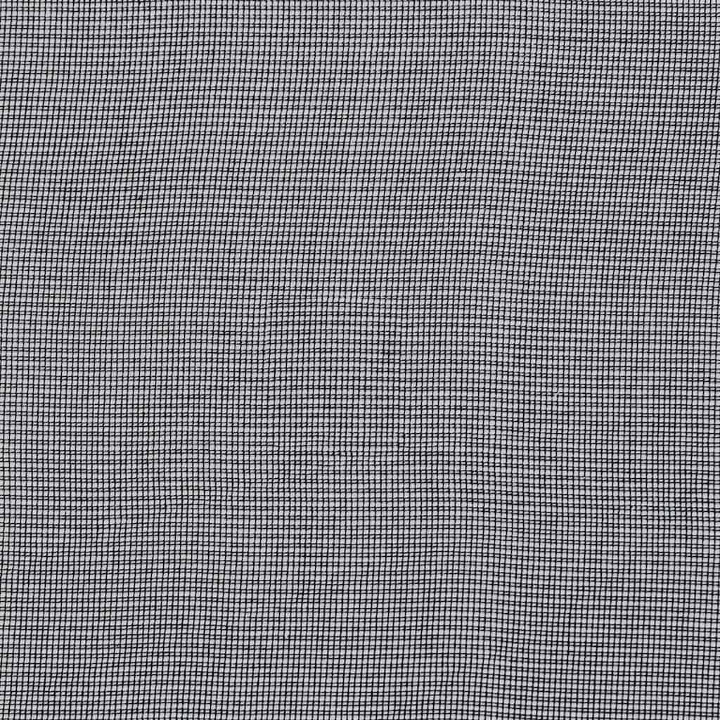 Tende in Voile con Tasche per Aste 2 pz Nero 4102169