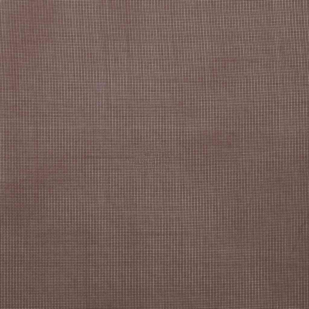 Tende in Voile con Tasche per Aste 2 pz Marrone