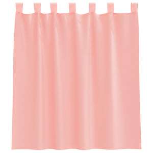 Tende in Voile con Tasche per Aste 2 pz Rosa 4102196