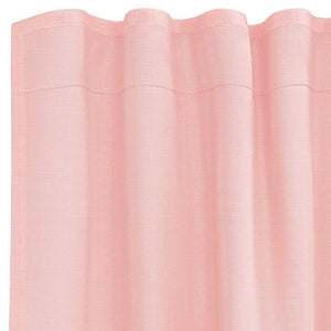 Tende in Voile con Tasche per Aste 2 pz Rosa 4102199