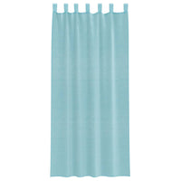 Tende in Voile con Tasche per Aste 2 pz Turchese 4102238