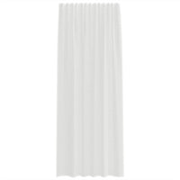 Tende in Voile con Tasche per Aste 2 pz Bianco 4102244