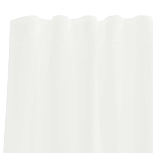 Tende in Voile con Tasche per Aste 2 pz Bianco 4102244