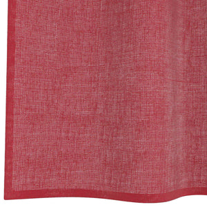 Tende in Voile con Tasche per Aste 2 pz Rosso Vino 4102249