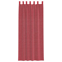 Tende in Voile con Tasche per Aste 2 pz Rosso Vino 4102250