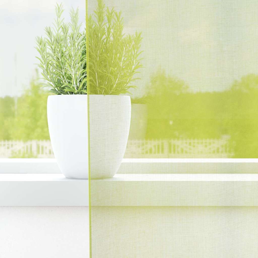 Tende in Voile con Linguetta 2 pz Verde Mela 4102251