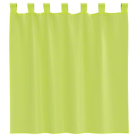 Tende in Voile con Linguetta 2 pz Verde Mela 4102251