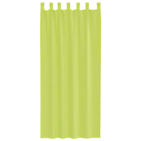 Tende in Voile con Linguetta 2 pz Verde Mela 4102254
