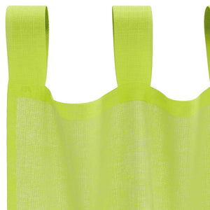 Tende in Voile con Linguetta 2 pz Verde Mela 4102254
