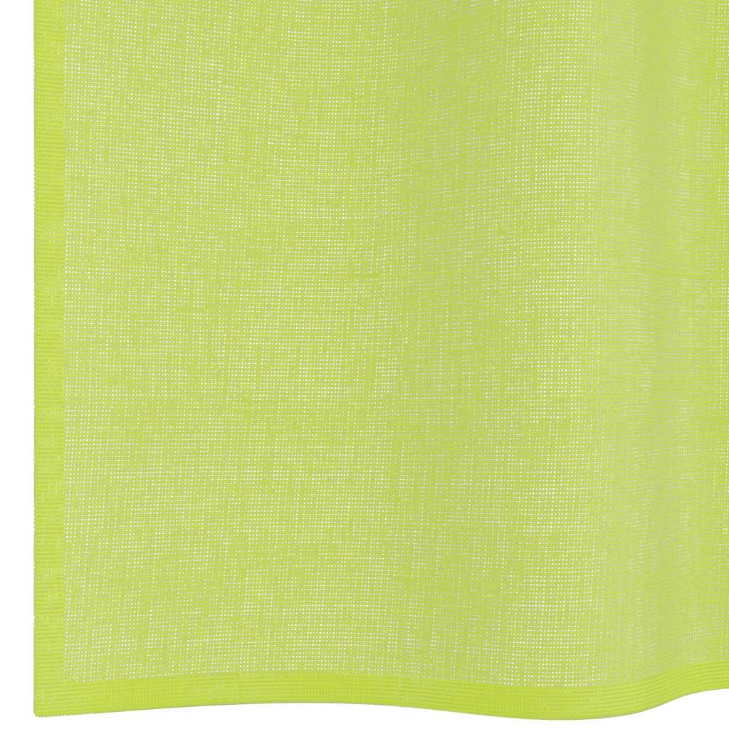 Tende in Voile con Linguetta 2 pz Verde Mela 4102254