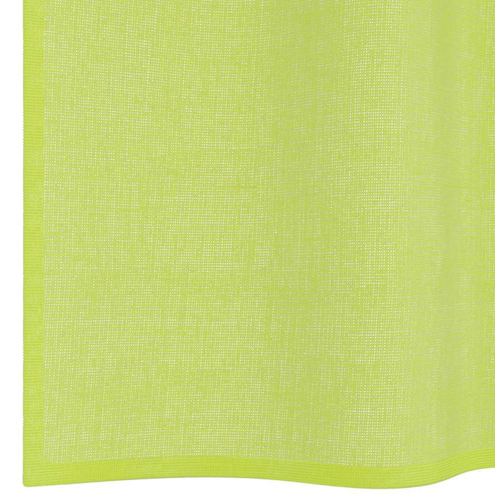 Tende in Voile con Linguetta 2 pz Verde Mela 4102254