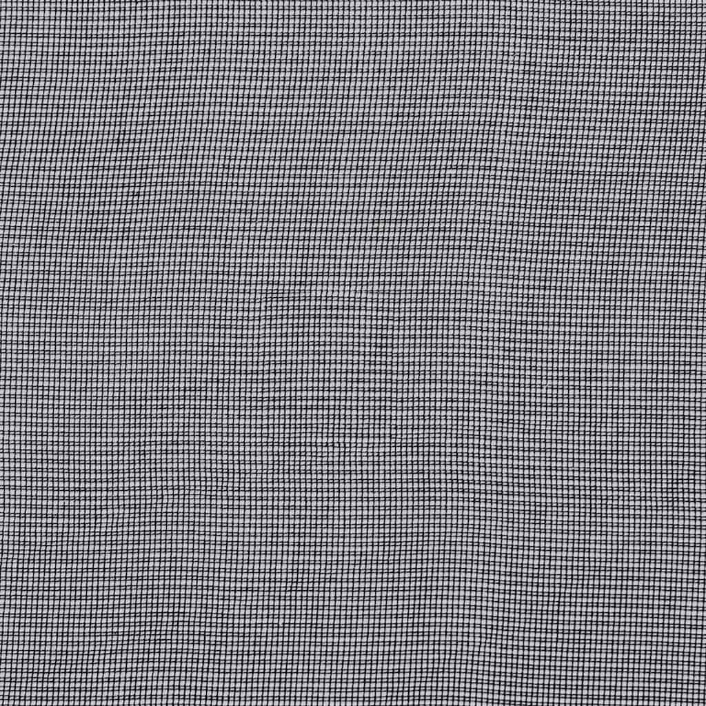 Tende in Voile con Linguetta 2 pz Nero 4102256